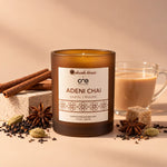 Adeni Chai Scented Candle - Spiced Tea, Warm Milk Fragrance