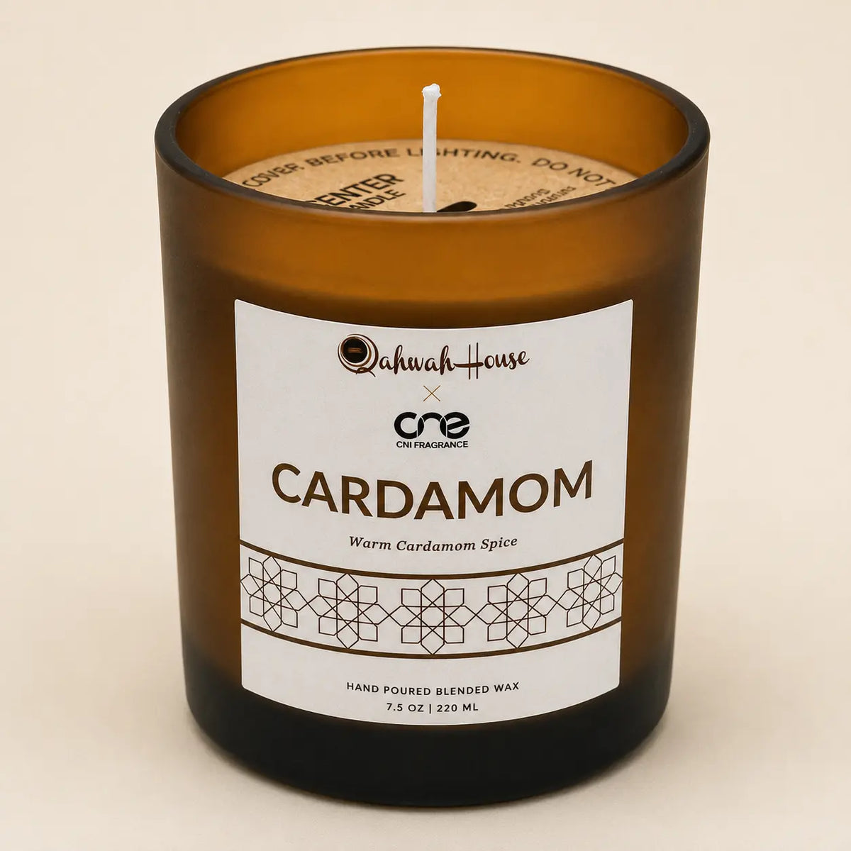 Cardamom Scented Candle - Warm Spiced Cardamom Scent CN1 Fragrance
